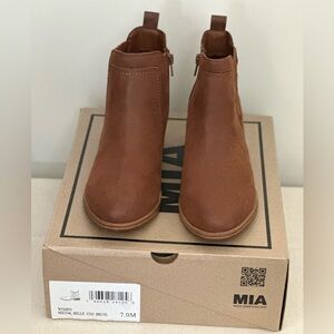 MIA Women Brown Ankle Boots